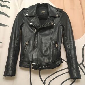 Maje Leather Jacket